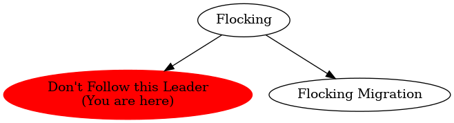 Graph of models related to 'Don't Follow this Leader' 