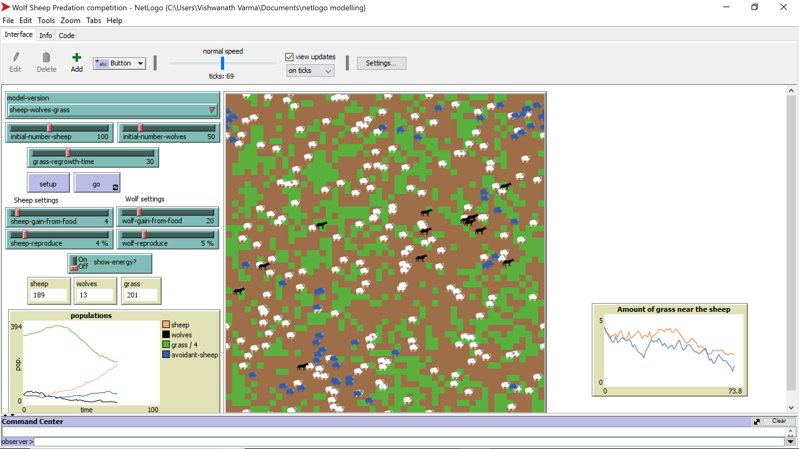 Wolf Sheep Predation with Competition preview image