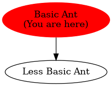 Graph of models related to 'Basic Ant' 